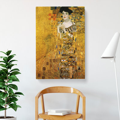 Adele Bloch-Bauer by Gustav Klimt - Wrapped Canvas