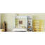 Grand lit escamotable mural avec tablettes, blanc-653426139-653426138