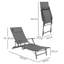154cm Long Chaise Lounge Set with Cushions-581936359