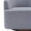 Fauteuil demi-tonneau pivotant en tissu 29 po-1669725395