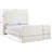 Fira Daliah Linen Textured Fabric Upholstered Bed-2026383484-2026383482
