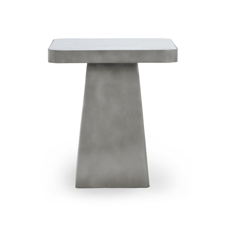 Far Solid Wood End Table