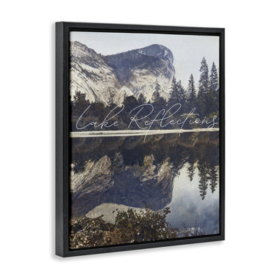 Cadre flottant Scenic Lake Reflections, design par Sophie 6