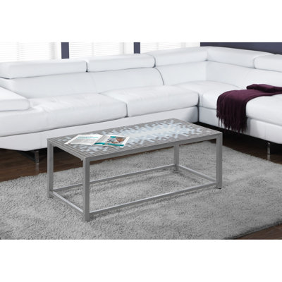 Table basse, décor, cocktail, rectangulaire, salon