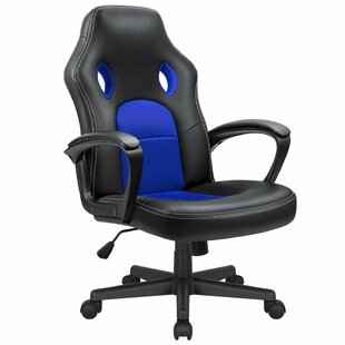 NEO CHAIR Office Computer Desk Chair Gaming-Ergonomic Mid Back Cushion  Lumbar Support with Wheels Comfortable Blue Mesh Racing Seat Adjustable  Swivel