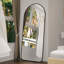 Aluminium Arch Floor Mirror