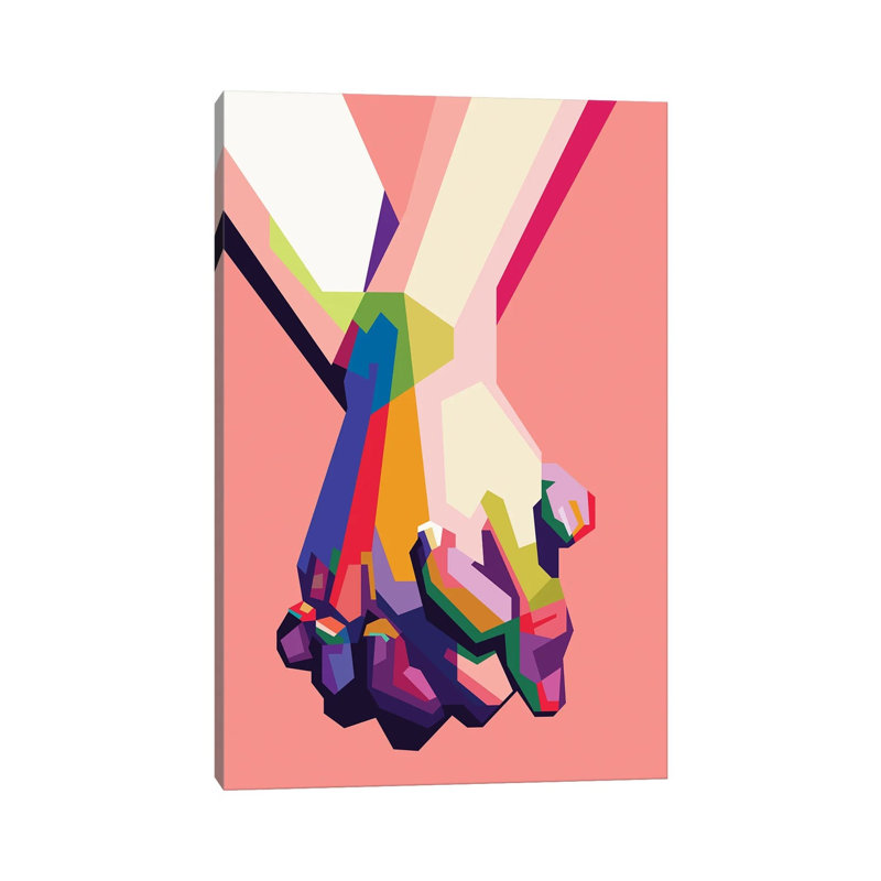 Hold My Hand by Dayat Banggai - Wrapped Canvas Gallery-Wrapped Canvas Giclée, 30.48 cm H x 45.72 cm W