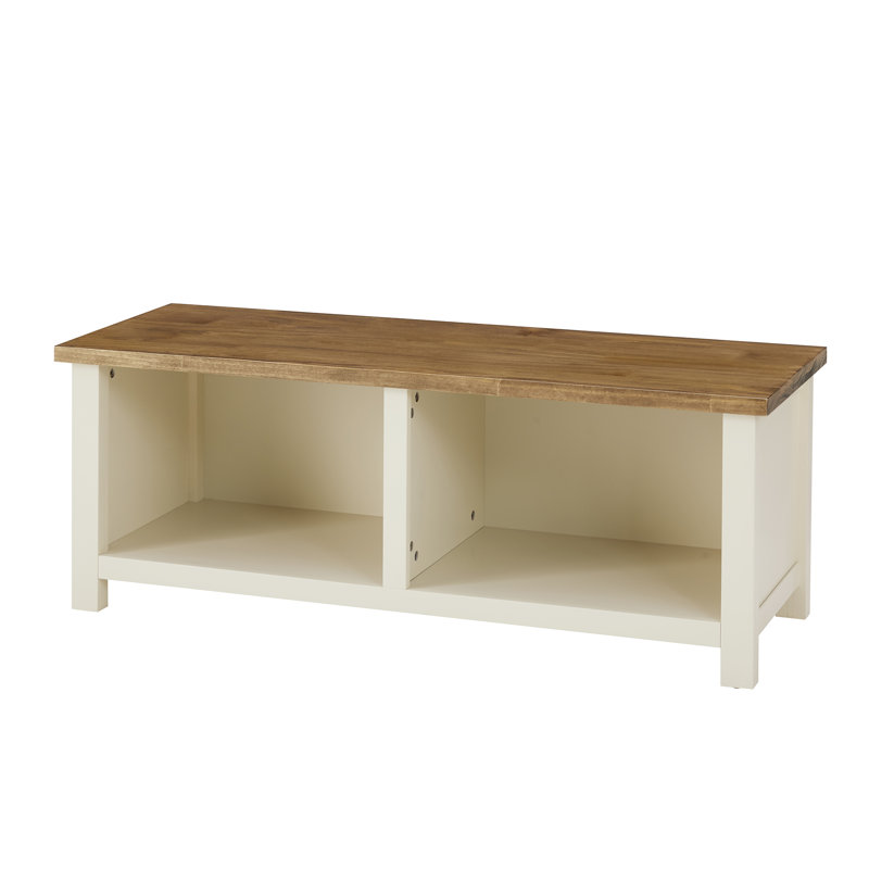 Pheadra Storage Bench, Easy White