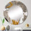 Miroir mural doré et noir Marble Waves III-1838520907