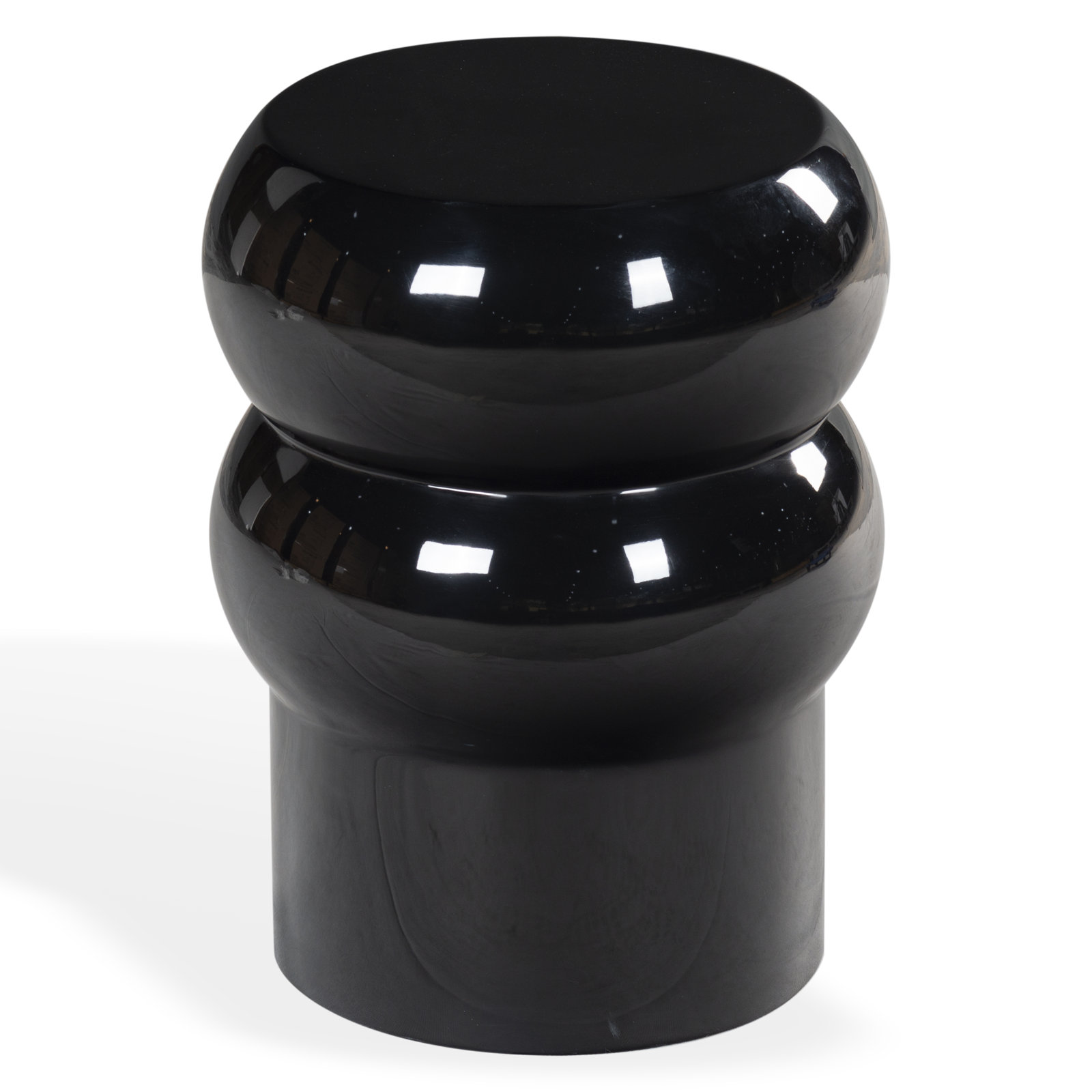 13" End Table, Black