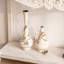 Console blanche en bois massif