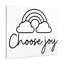 Choose Joy - Wrapped Canvas Print