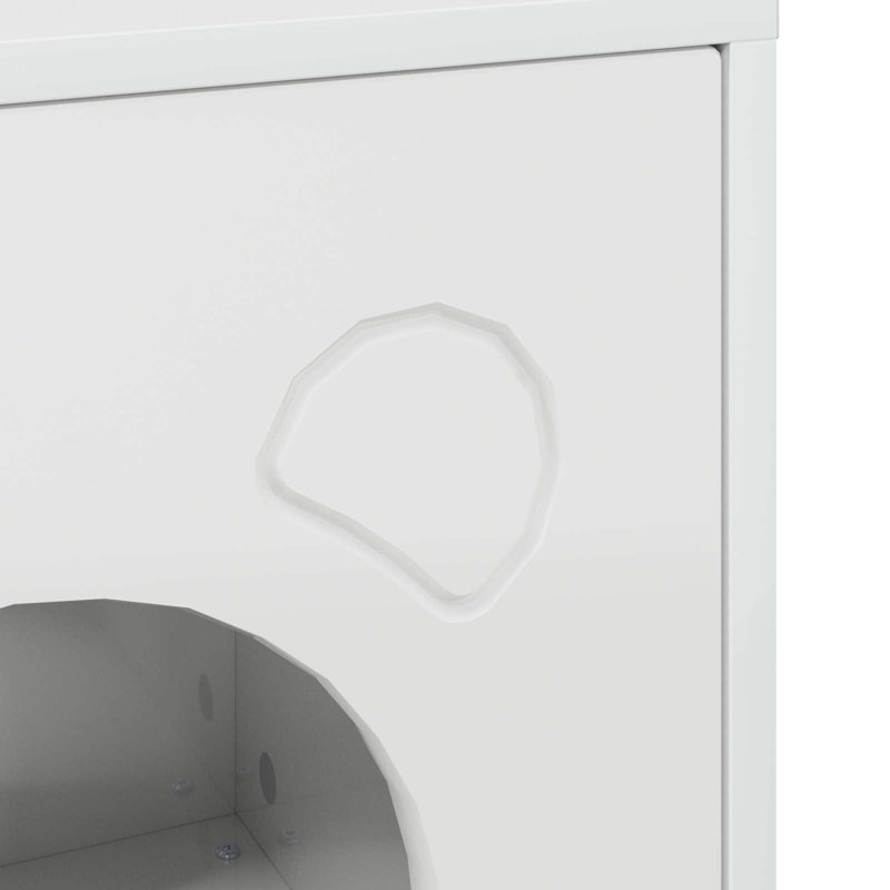 53 cm H Cat Tree / Condo, Gloss White