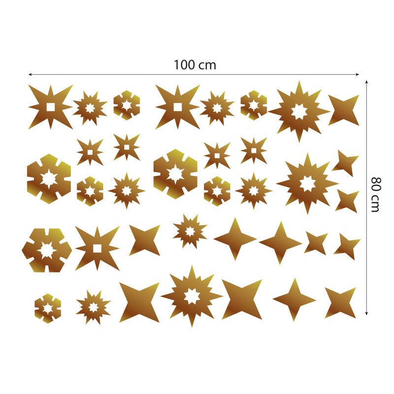 Abstract Non-Wall Damaging Wall Decal