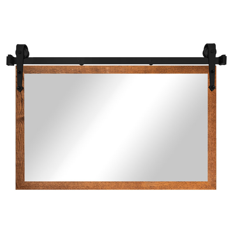 Miroir Gracie Oaks, 32 po x 33 po, Miel