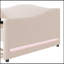 Lit de jour rembourré en molleton avec lumière et couchette Teddy, beige-978219244