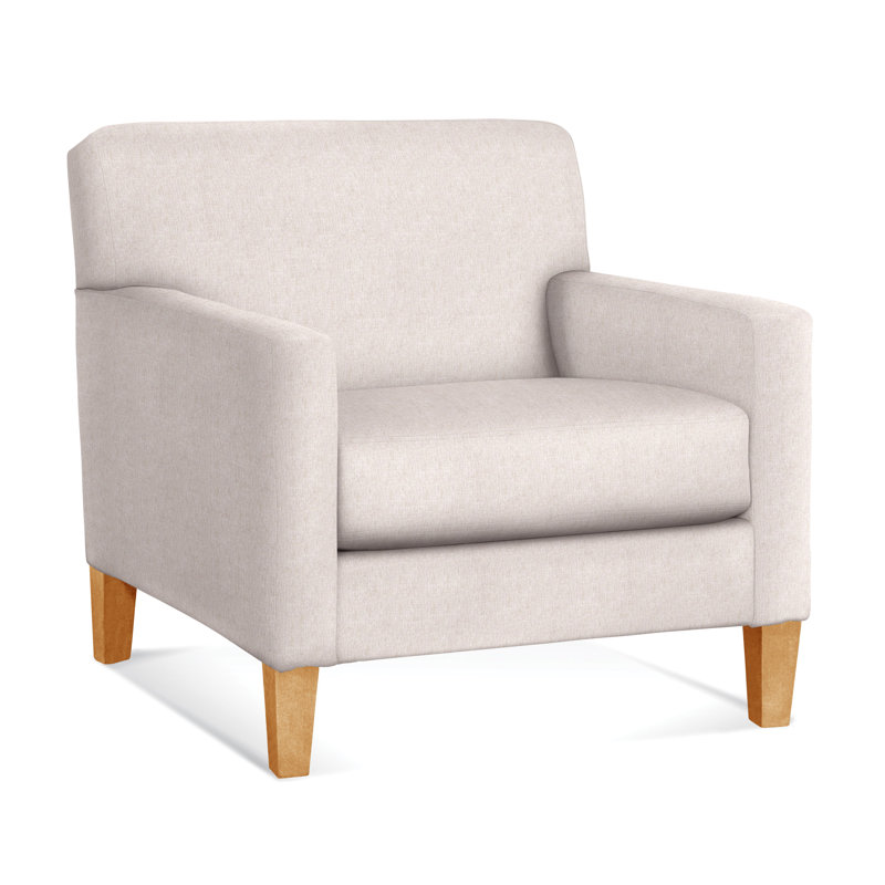 Tampa Armchair, White Sugar Performance; 0863-91, Frost White