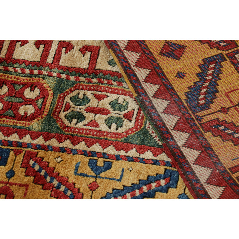 One-of-a-Kind 3'9”x6'11” Hand Knotted Area Rug