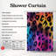 Rideau de douche standard 1 pièce Prismatic Feline-787120136