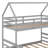 Twin Over Full House Bunk Bed With Built-In Ladder-1314335479
