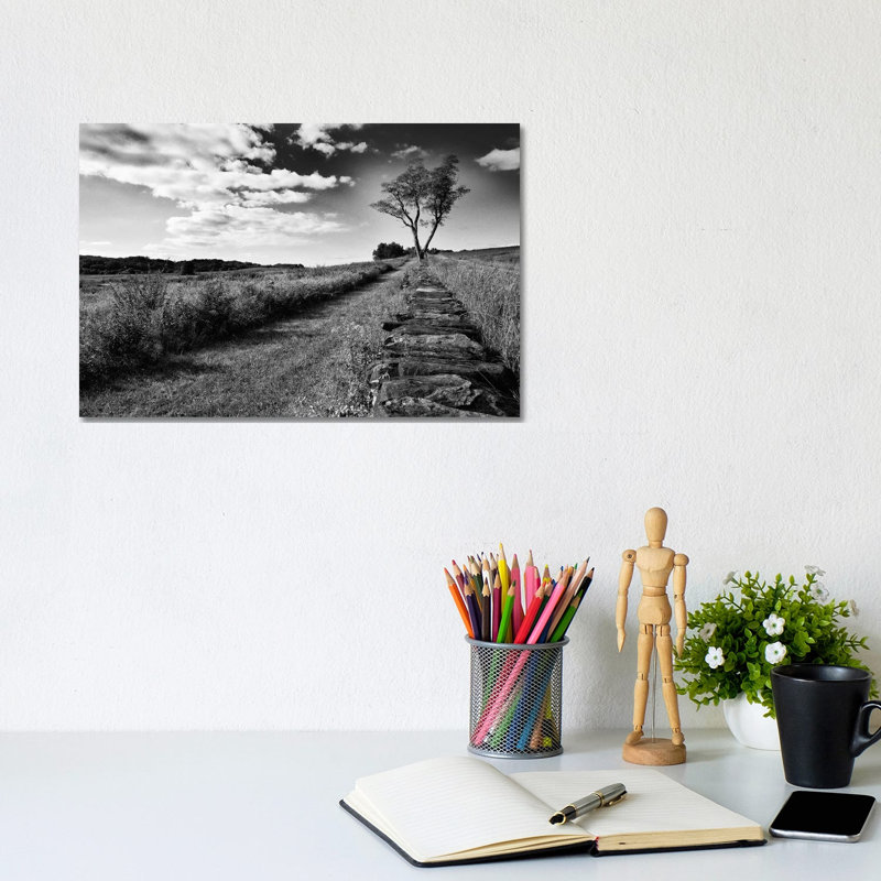 Stone Wall by Aledanda - Wrapped Canvas Print, 20.32 cm H x 30.48 cm W