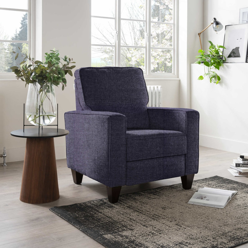 Sadie Manual Recliner, Rouen Denim