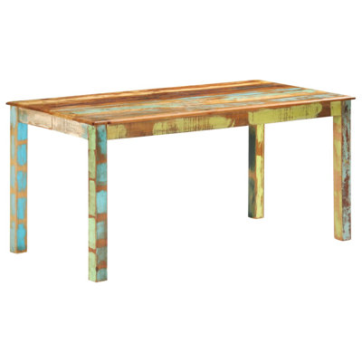 Curry Solid Wood Top Dining Table