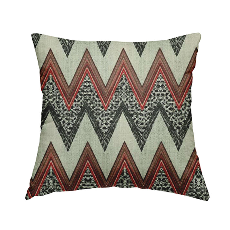 Keziah Chevron Square Cushion, 55cm H x 55cm W x 5cm D