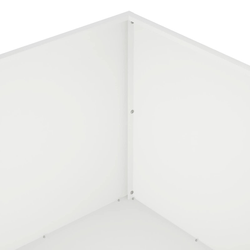 Planter, 40cm H x 80cm W x 80cm D, White, 1