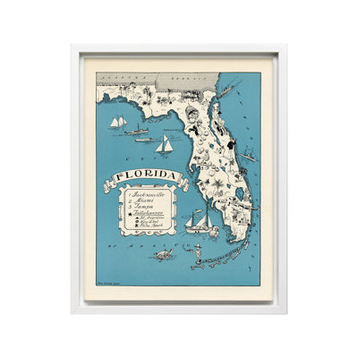 Florida State Pictorial Map