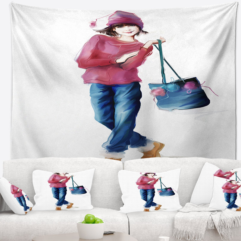 Polyester Tapestry, 32" H x 39" W
