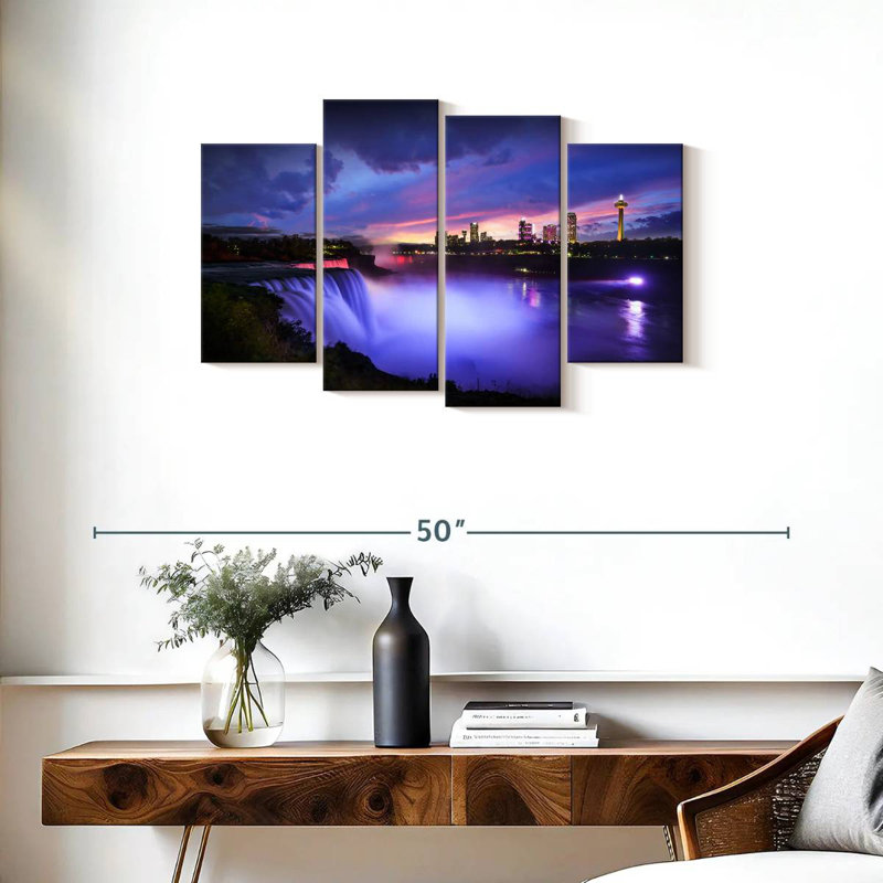 Alvord Purple Hued Niagara Falls, 22"H x 36"W