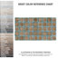 Tetuan Astre 12.13 in. x 21.88 in. Glazed Porcelain Tile-1457182010