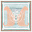 Casablanca to Paris Peach Print Glam Jungle by Oliver Gal, Black Frame, 12 x 12-1072995311-1072995320