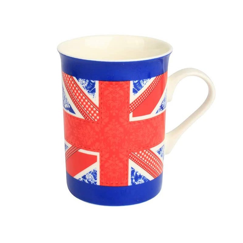 Milano Porcelain Coffee Mug, Blue