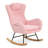 Khmari  Modern Rocking Chair with High Backrest -108274428