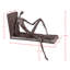 Serre-livres «Man on Ledge Iron Sculpture»