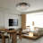 24 Inch French Retro 6-light Crystal Ceiling Lamp