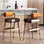 Tabouret de bar en bois massif rétro-107971783