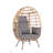 Wicker Egg Chair, Oversized Indoor Outdoor Lounger-676438280