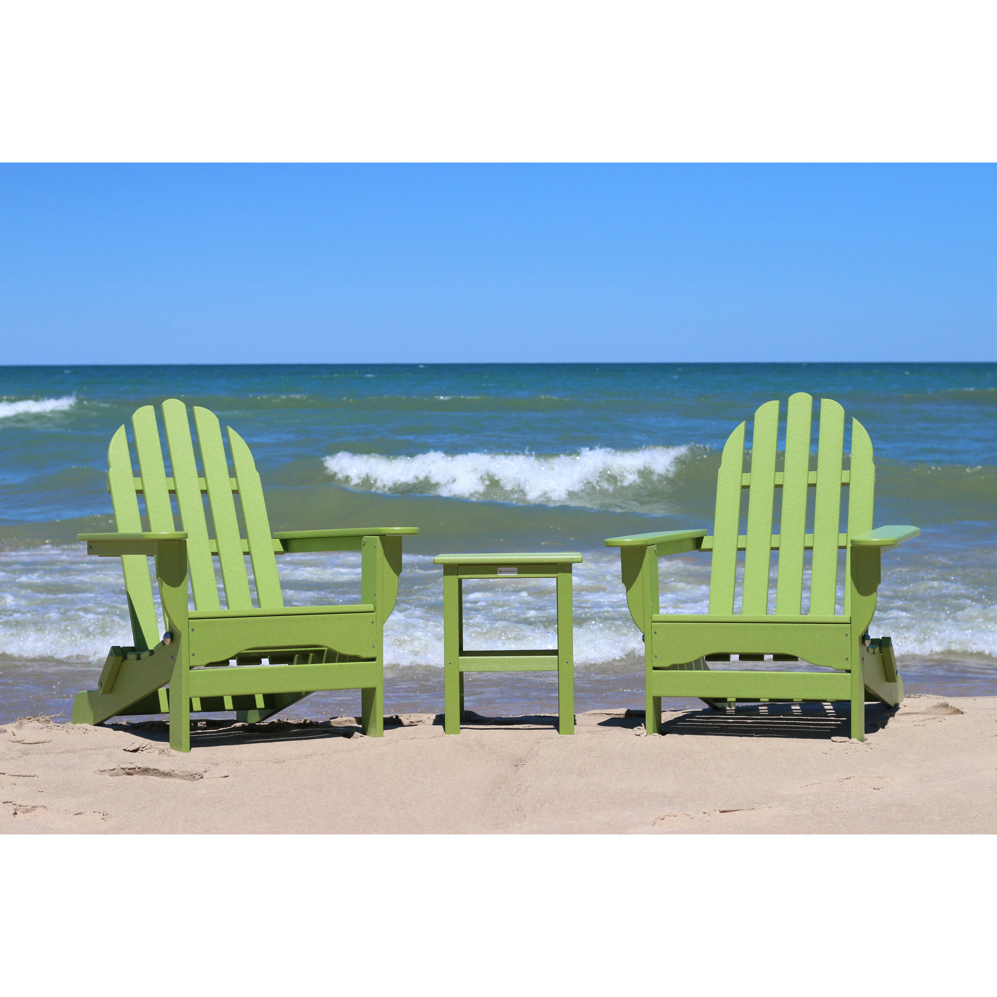 Leighton 2 - Person Patio Conversation Set, Lime Green