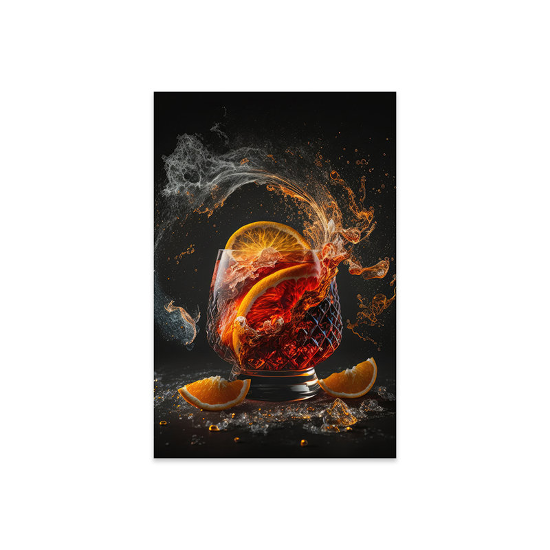 Bitter Blast, Negroni sur plastique / acrylique par Spacescapes Peinture