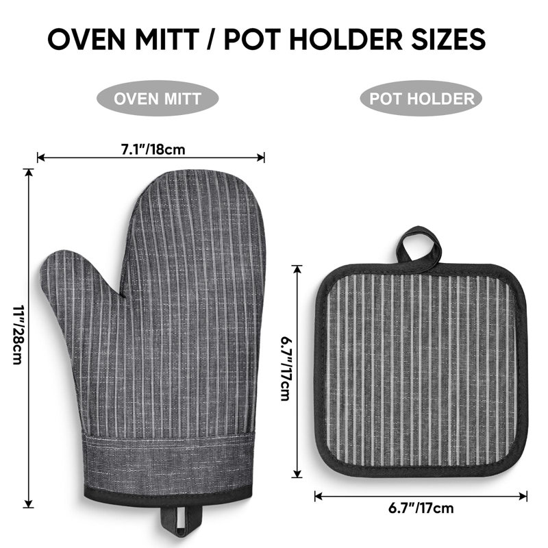 Gants de four et poignées, Darkgrey