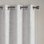 Rideaux occultant Total, 2 panneaux 52 x 84 en polyester gris, maison moderne