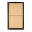 Art mural moderne moderne - art mural abstrait encadré avec des accents dorés peints à la main - décoration murale texturée 35 x 60