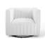 Fauteuil pivotant en velours Conjure-711311222