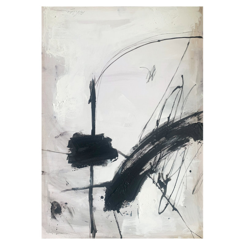 Velora Single Picture Frame Painting on Wood, 150 cm H x 90 cm W, Without Frame