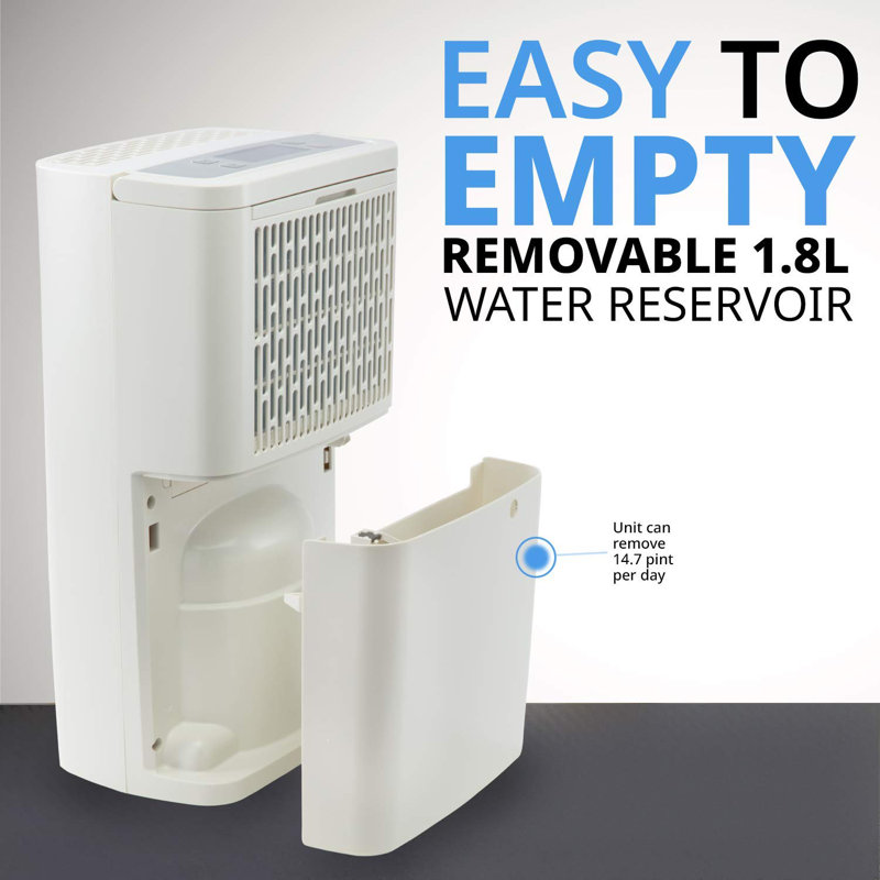 Ivation 14.7 Pints Console Dehumidifier for Rooms up to 320 Cubic Feet