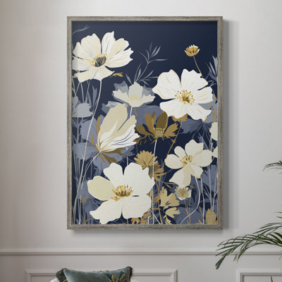 Reproduction encadrée FLORAL Series CCCCLXVI - bois massif