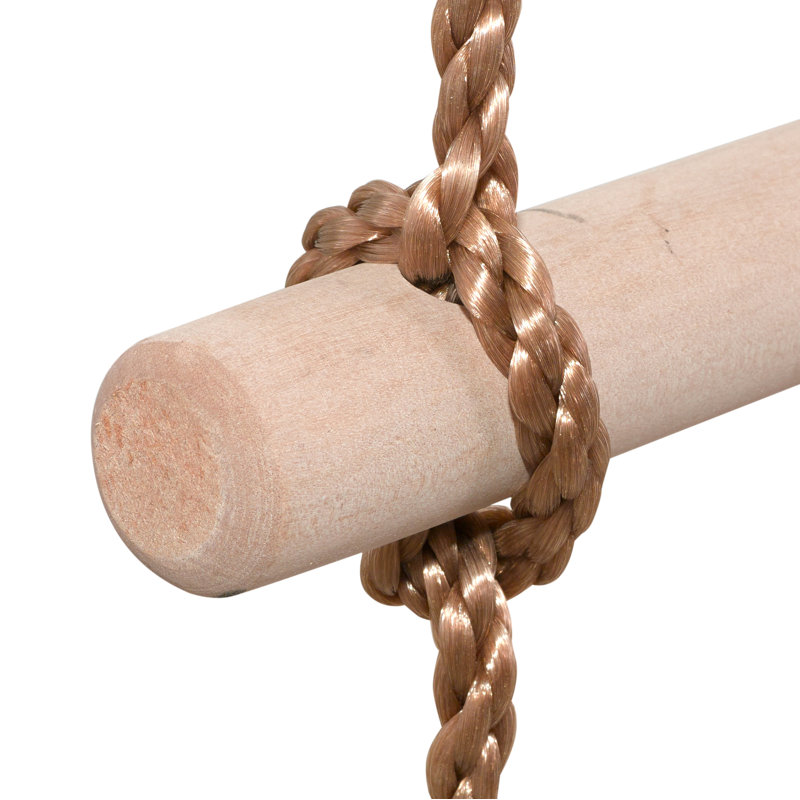 Machrus Swingan 6 Steps Gymnastic Climbing Rope Ladder - Fully Assembled